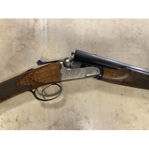 Fucile doppietta di marca Rizzini calibro 20 modello BR550 canne 63,5cm CYL / CYL monogrillo con estrattori